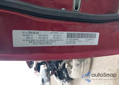 2017 Dodge Charger Sxt Awd из США, поврежденный, VIN 2C3CDXJG3HH635652